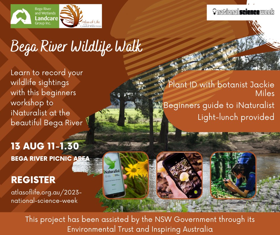 Bega River Wildlife Walk flyer